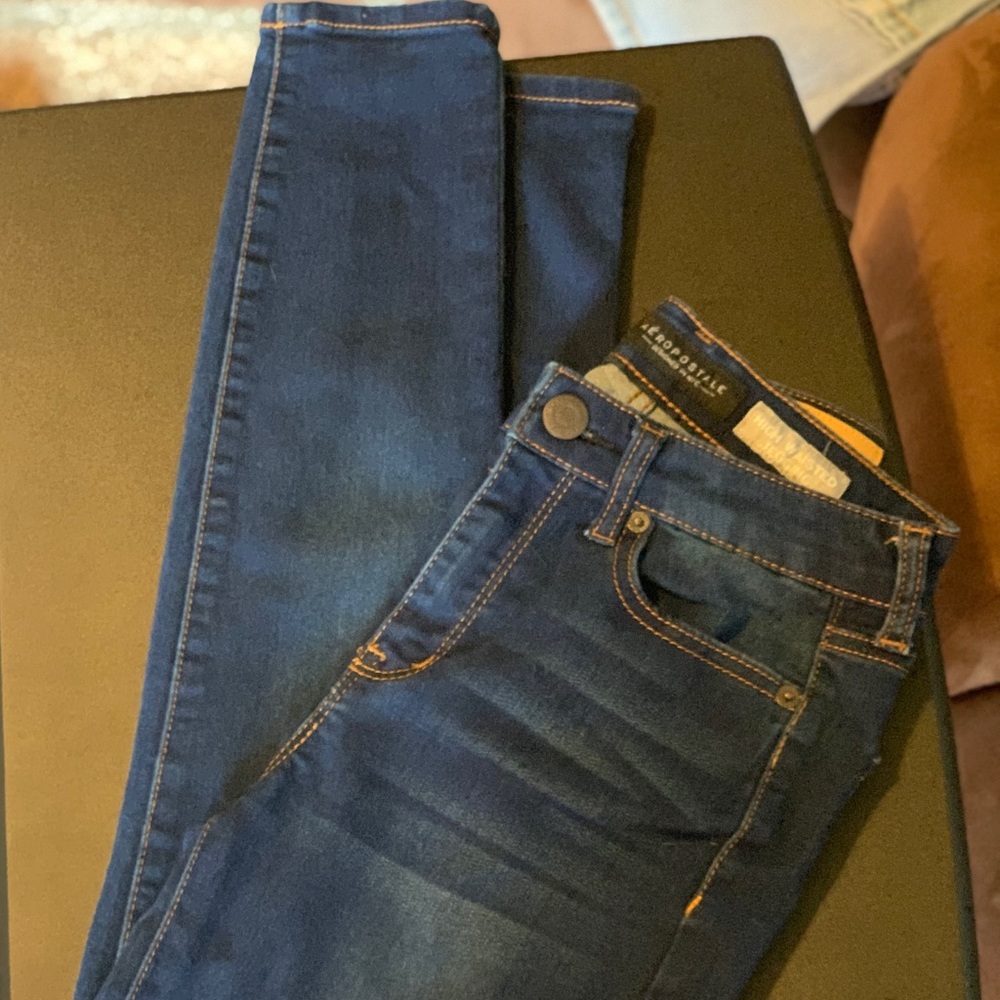 Aeropostale High Wasted Jegging Jean - Size 0